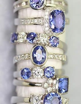 anillos pedida azules